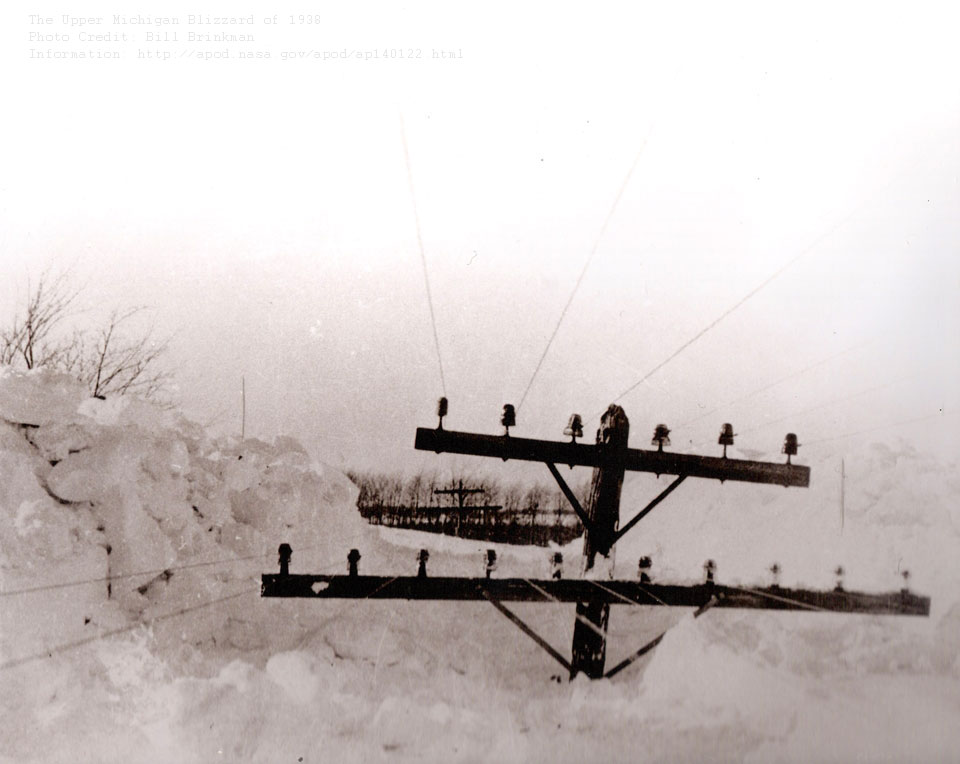 Upper Michigan Blizzard of 1938