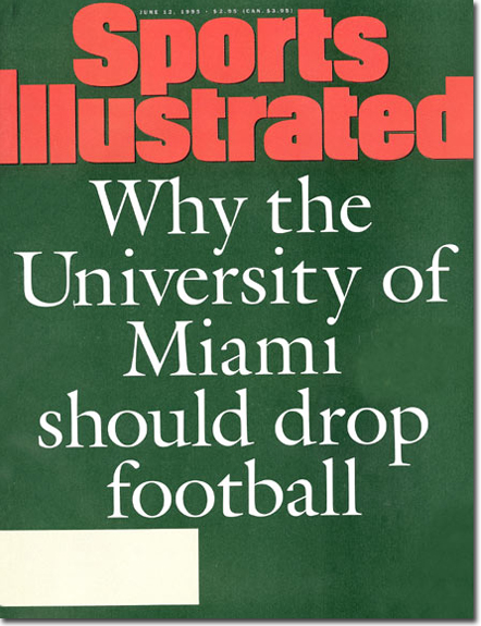 Can you imagine SI running this cover article nowadays?