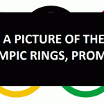 The Olympic Rings are trademarked so I can't show them. This is not the Olympic rings.
