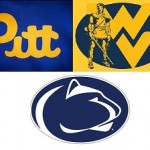Pitt-PSU-WVU logos